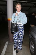 ELSA HOSK Out for Dinner in West Hollywood 01/31/2018
