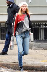 ELSA HOSK Out in New York 02/16/2018