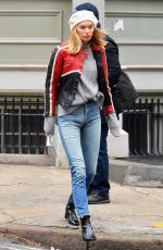 ELSA HOSK Out in New York 02/16/2018