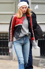 ELSA HOSK Out in New York 02/16/2018