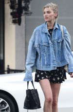 ELSA HOSK Out Shopping in New York 02/05/2018