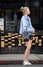 ELSA HOSK Out Shopping in New York 02/05/2018