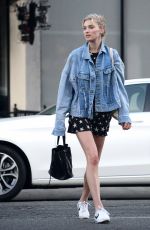 ELSA HOSK Out Shopping in New York 02/05/2018