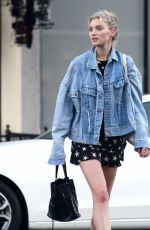 ELSA HOSK Out Shopping in New York 02/05/2018