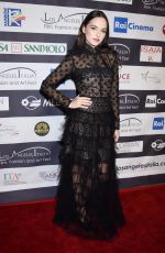 EMANUELA POSTACCHINI at Los Angeles Italia Film, Fashion and Art Festival 02/25/2018
