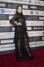 EMANUELA POSTACCHINI at Los Angeles Italia Film, Fashion and Art Festival 02/25/2018