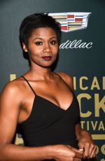 EMAYATZY CORINEALDI at American Black Film Festival in Los Angeles 02/25/2018