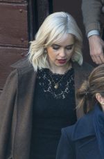 EMILIA CLARKE on the Set of Dolce and Gabbana Commercial in Rome 02/04/2018