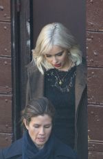 EMILIA CLARKE on the Set of Dolce and Gabbana Commercial in Rome 02/04/2018