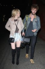 EMILY KINNEY and Paul McDonald Leaves Hotel Cafe in Los Angeles 02/16/2018
