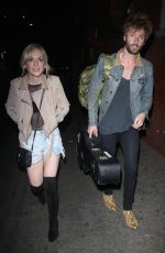 EMILY KINNEY and Paul McDonald Leaves Hotel Cafe in Los Angeles 02/16/2018