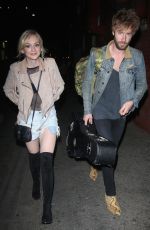 EMILY KINNEY and Paul McDonald Leaves Hotel Cafe in Los Angeles 02/16/2018