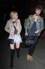 EMILY KINNEY and Paul McDonald Leaves Hotel Cafe in Los Angeles 02/16/2018