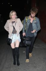 EMILY KINNEY and Paul McDonald Leaves Hotel Cafe in Los Angeles 02/16/2018