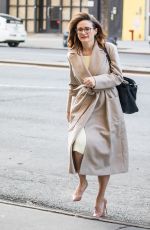EMILY MORTIMER Arrives at Her Hotel in New York 02/12/2018