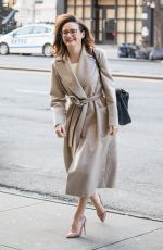 EMILY MORTIMER Arrives at Her Hotel in New York 02/12/2018