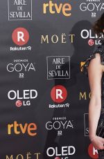 EMILY MORTIMER at 32nd Goya Awards in Madrid 03/02/2018