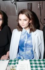 EMILY ROBINSON at Michael Kors x David Downton Dinner Celebration at New York Fashion Week 02/14/2018