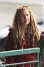 EMMA BOOTH and ROSE REYNOLDS on the Set of Once Upon a Time in Vancouver 02/27/2018