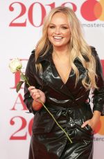 EMMA BUNTON at Brit Awards 2018 in London 02/21/2018