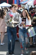 EMMA KENNEY and Aidan Alexander Out in Los Angeles 02/11/2018