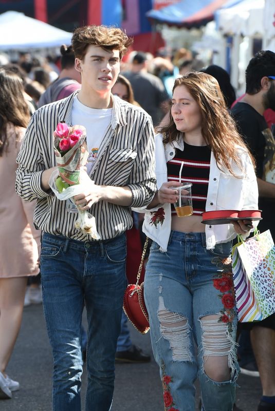 EMMA KENNEY and Aidan Alexander Out in Los Angeles 02/11/2018