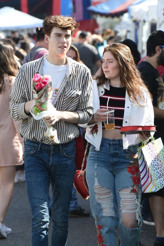 EMMA KENNEY and Aidan Alexander Out in Los Angeles 02/11/2018