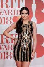 EMMA MILLER at Brit Awards 2018 in London 02/21/2018
