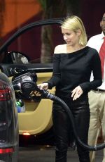 EMMA ROBERTS at a Gas Station in Los Angeles 01/31/2018