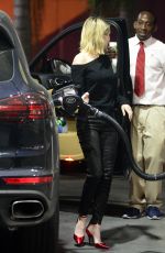 EMMA ROBERTS at a Gas Station in Los Angeles 01/31/2018