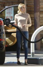 EMMA ROBERTS at a Gas Station in Los Angeles 02/20/2018