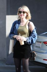 EMMA ROBERTS at Nine Zero One Salon in West Hollywood 02/12/2018
