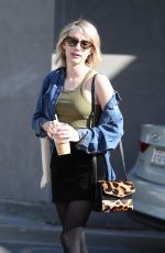EMMA ROBERTS at Nine Zero One Salon in West Hollywood 02/12/2018