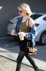 EMMA ROBERTS at Nine Zero One Salon in West Hollywood 02/12/2018