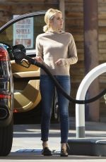 EMMA ROBERTS on the Gas Station in Studio City 02/20/2018