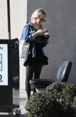 EMMA ROBERTS Out for Iced Coffee in Los Angeles 02/12/2018