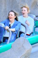 EMMA STONE at Disneyland in Anaheim 02/16/2018