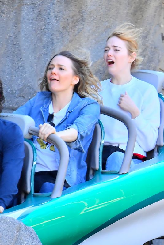 EMMA STONE at Disneyland in Anaheim 02/16/2018