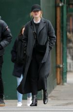 EMMA STONE Leaves Smile Cafe in New York 02/02/2018