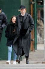 EMMA STONE Leaves Smile Cafe in New York 02/02/2018