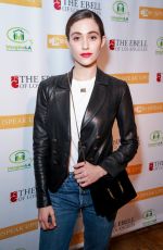 EMMY ROSSUM at Stories from the Front Line Charity Program in Los Angeles 02/27/2018