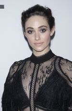 EMMY ROSSUM at The Minefield Girl Audio Visual Book Launch in New York 01/31/2018