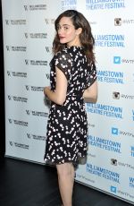 EMMY ROSSUM at Williamstown Theatre Festival Gala in New York 02/05/2018