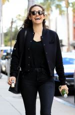 EMMY ROSSUM Leaves Pressed Juicery in Beverly Hills 02/13/2018