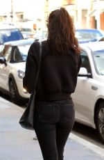EMMY ROSSUM Leaves Pressed Juicery in Beverly Hills 02/13/2018