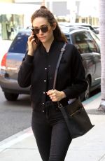 EMMY ROSSUM Leaves Pressed Juicery in Beverly Hills 02/13/2018
