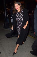 EMMY ROSSUM Out for Dinner at Tao in New York 02/05/2018
