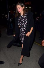 EMMY ROSSUM Out for Dinner at Tao in New York 02/05/2018