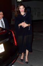 EMMY ROSSUM Out for Dinner at Tao in New York 02/05/2018