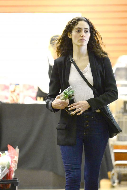 EMMY ROSSUM Out Shopping in Los Angeles 02/18/2018